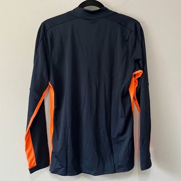NIKE- NWT DRI-FIT Black Colorblock Half Zip Lightweight Jackets Size M - Picture 3 of 6